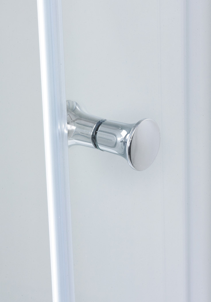 Noro Lake dusjkabinett, 70x90 cm, klart glass, aluminium profil