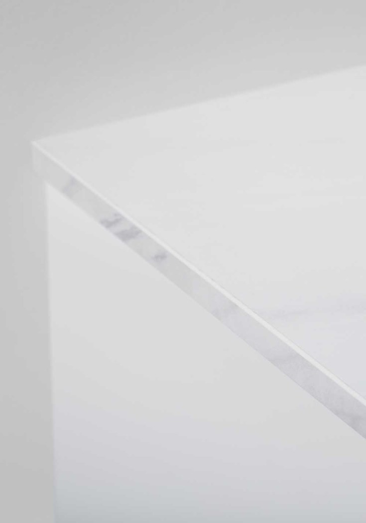 Noro benkeplate, 91x46.2 cm, marmormelert