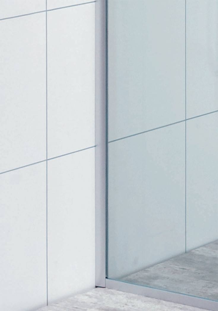 Noro Frost DV 115 veggprofilsett, hjørnemontering, aluminium, 1 stk