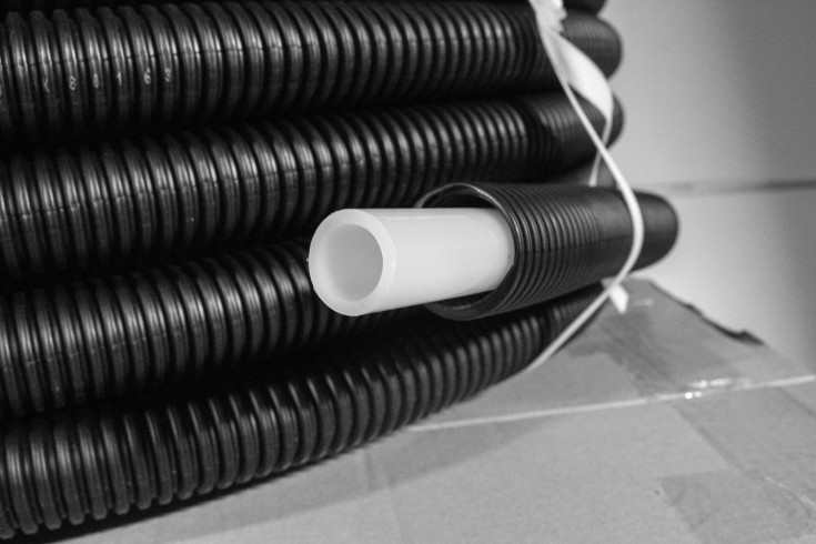 Wavin one 18mm pex rør-i-rør 50 meter - 10 bar