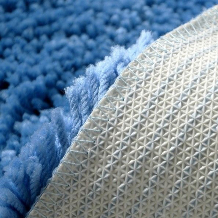 Spirella Highland bademåtte, Ø60 cm, blå