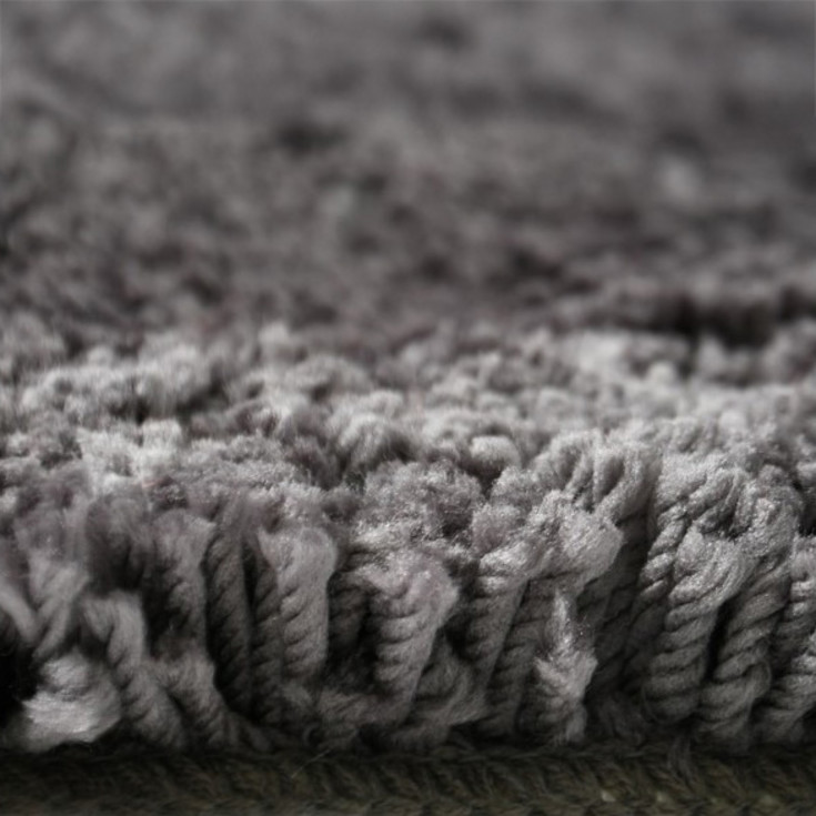 Spirella Highland bademåtte, Ø60 cm, mørkegrå