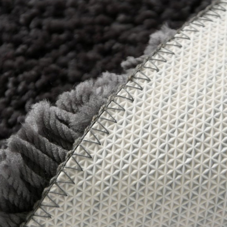 Spirella Highland bademåtte, Ø60 cm, mørkegrå