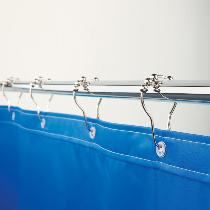 Spirella Anello ringe til badeforhæng, 12 stk., krom