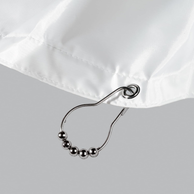 Spirella Anello ringe til badeforhæng, 12 stk., krom