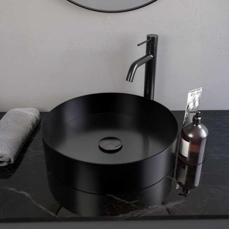 Scandtap Voyage håndvaskarmatur, børstet sort