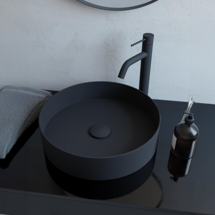 Scandtap Voyage High håndvaskarmatur, mat antracit