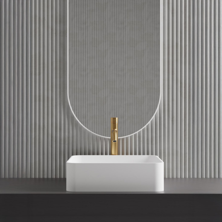 Scandtap Voyage håndvaskarmatur, børstet messing