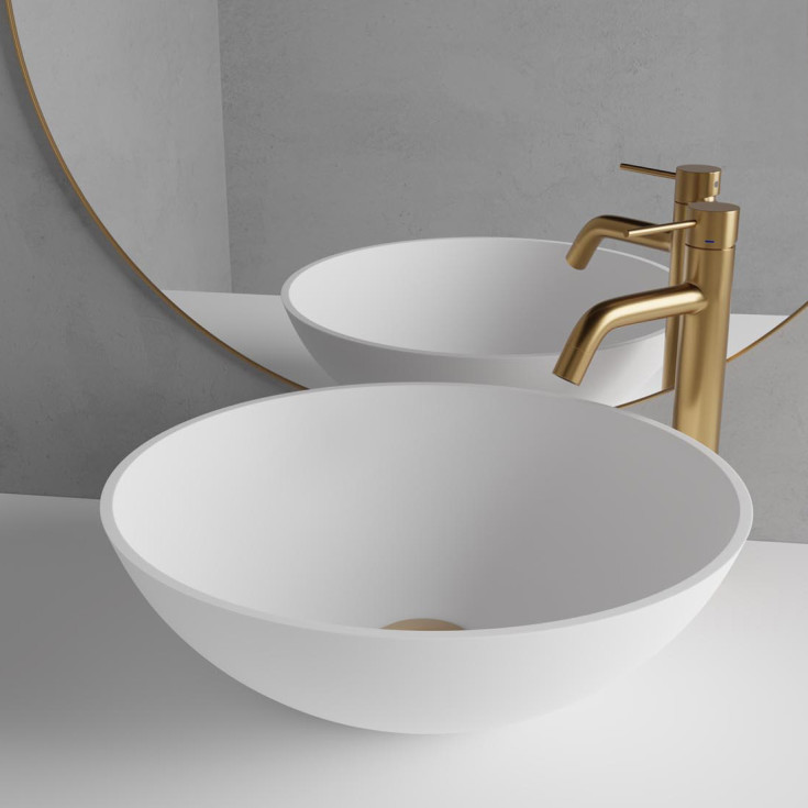 Scandtap Voyage håndvaskarmatur, børstet messing