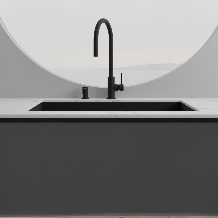 Scandtap Accent køkkenarmatur, udtrækstud, mat antracit