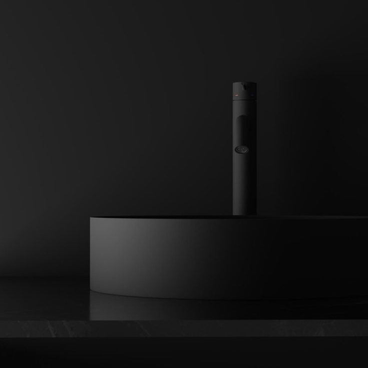 Scandtap Rare R håndvask, Ø37,5 cm, mat antracit