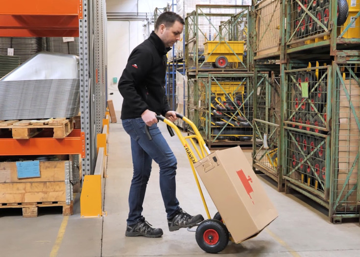 Ravendo CLM 250 LS sækkevogn, ergonomisk, 250kg