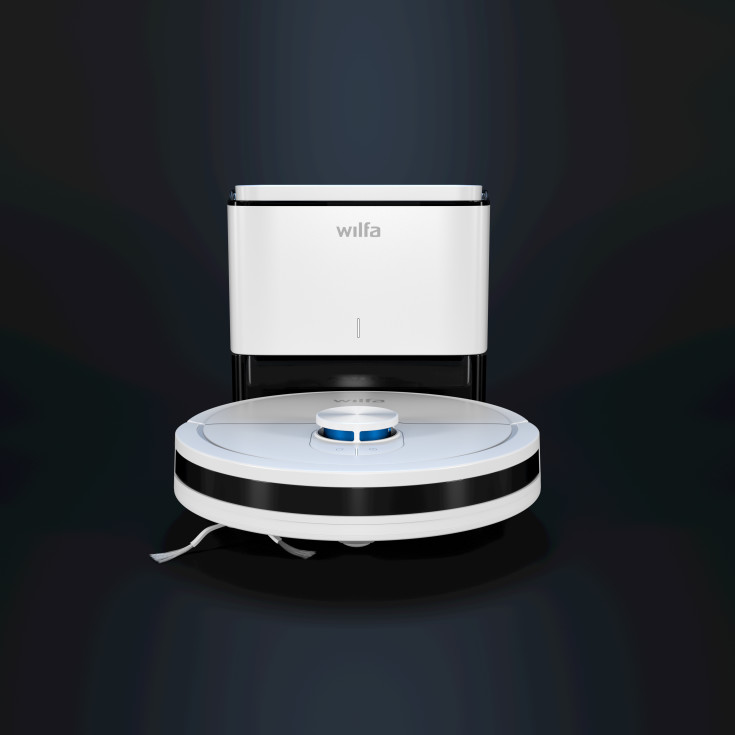 Wilfa Innobot RVC-B4LIN+ robotstøvsuger, gulvvask, 4000 PA, hvid