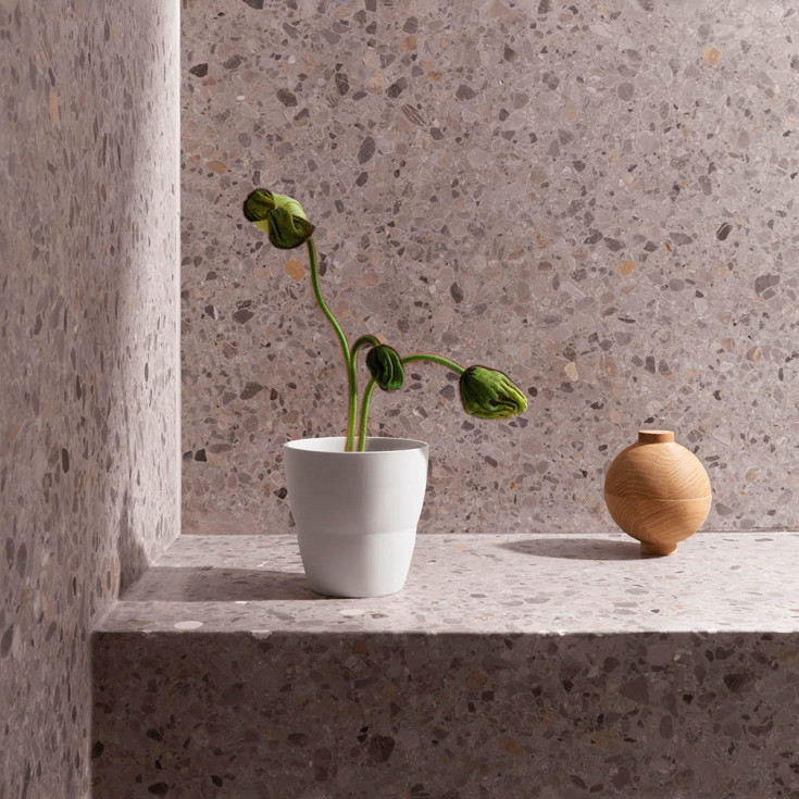 Vipp 220 keramikkpotte, hvit