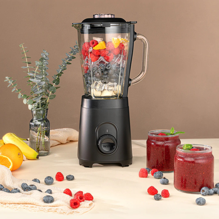 Wilfa Daily DBL-1200B blender, 1,5 liter, 1200 W, sort