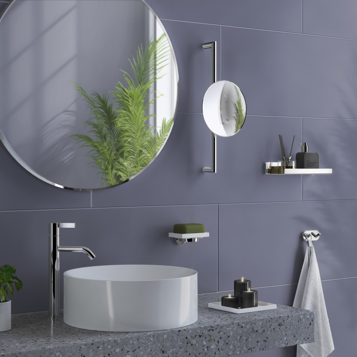 Smedbo makeup spejl, krom