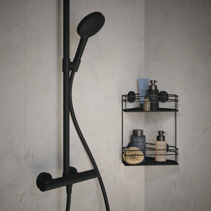 Smedbo brusehylde, sort