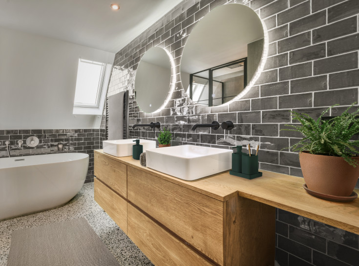 Beslagsboden Satin Square sæbeskål, grøn