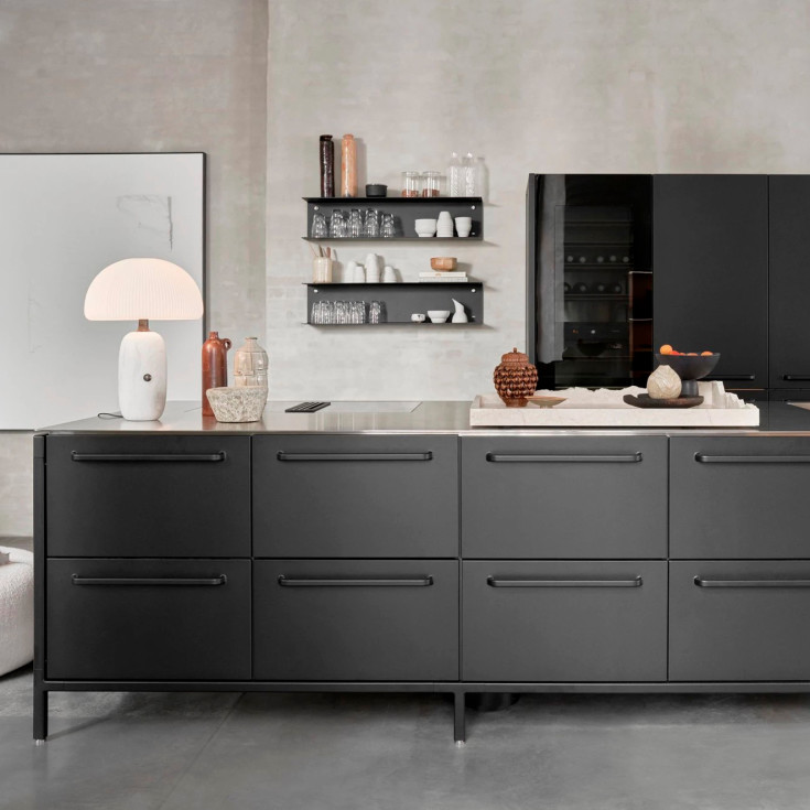 Vipp 922 hylle, 100 cm, sort