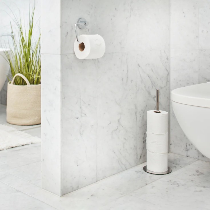 Smedbo Outline reservepapirholder, poleret rustfrit stål