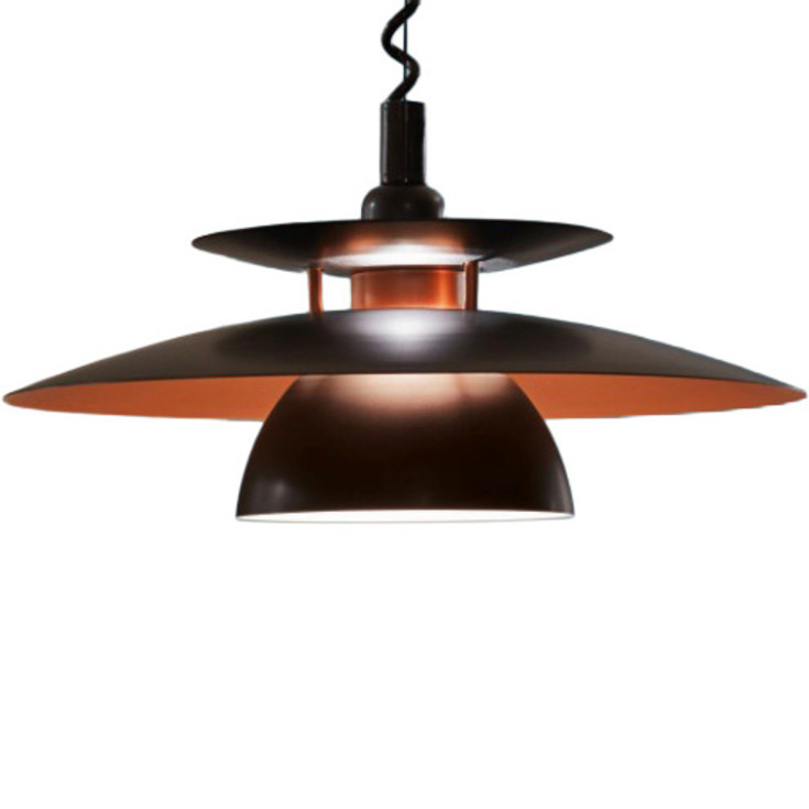 Eglo Brenda pendel med hejs, sort/kobber