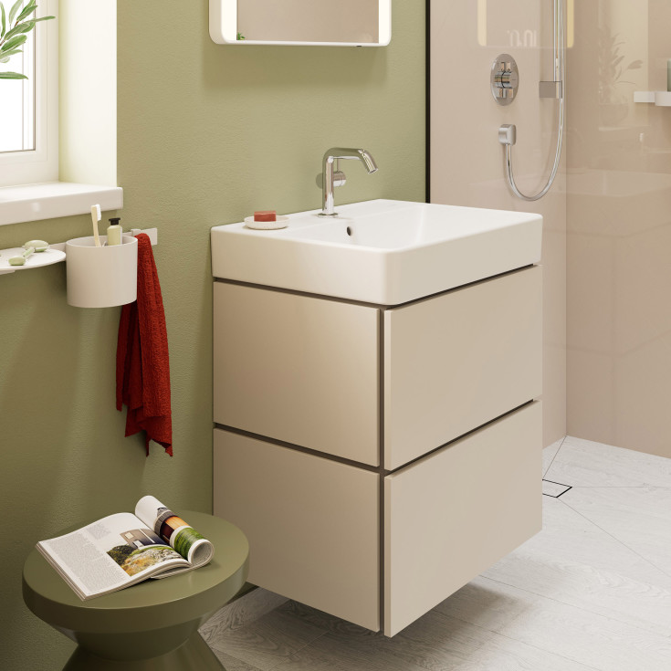 Hansgrohe Xilesa E möbelpaket, 60x48 cm, matt beige