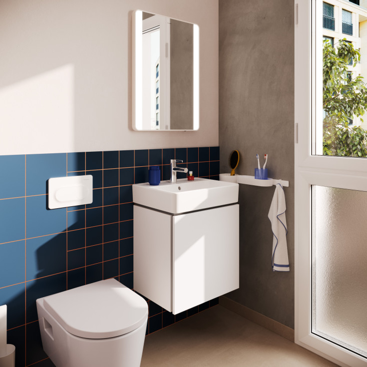 Hansgrohe Xilesa E möbelpaket, 50x39 cm, matt vit