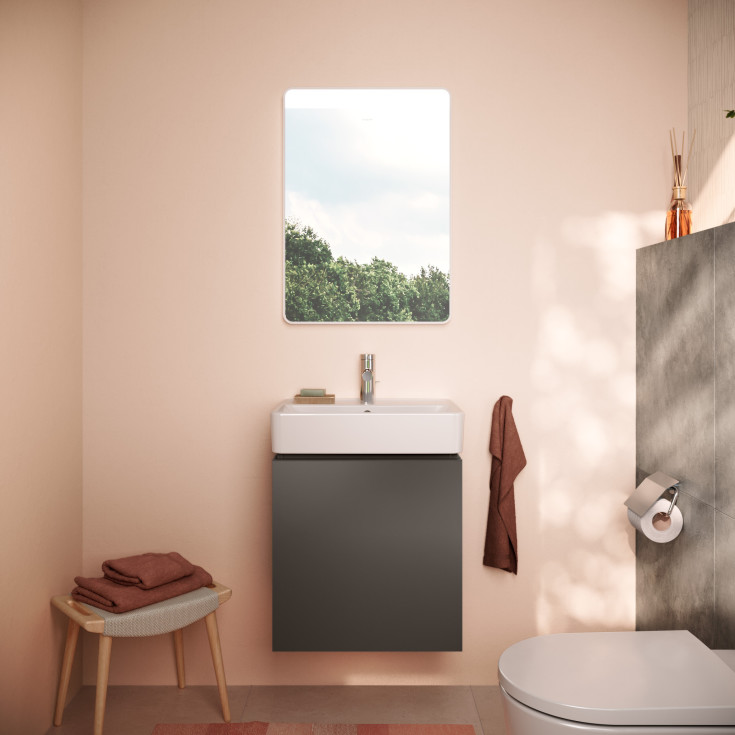 Hansgrohe Xilesa E möbelpaket, 50x39 cm, matt antracit