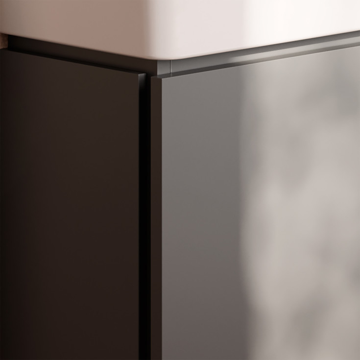 Hansgrohe Xilesa E møbelpakke, 50x39 cm, mat antracit