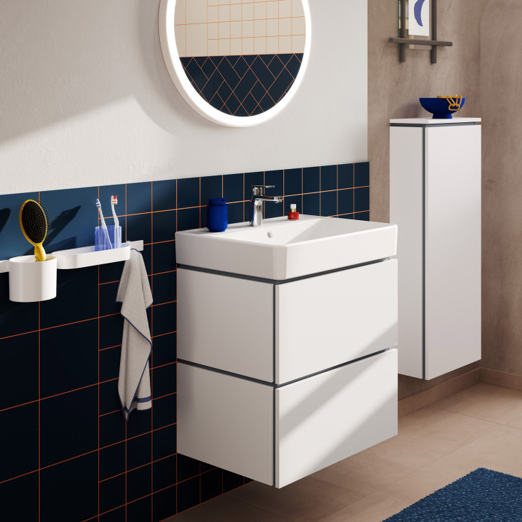 Hansgrohe Xilesa E möbelpaket, 60x48 cm, matt vit