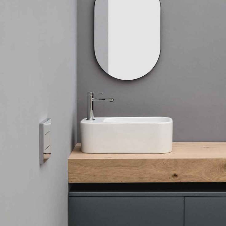 Lavabo Cosa håndvask, 25x48 cm, hvid