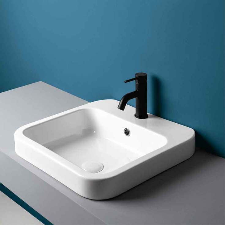 Lavabo Cosa servant, 48x48 cm, hvit