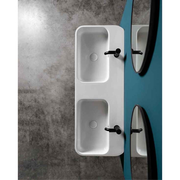 Lavabo Cosa håndvask, 120x45 cm, hvid