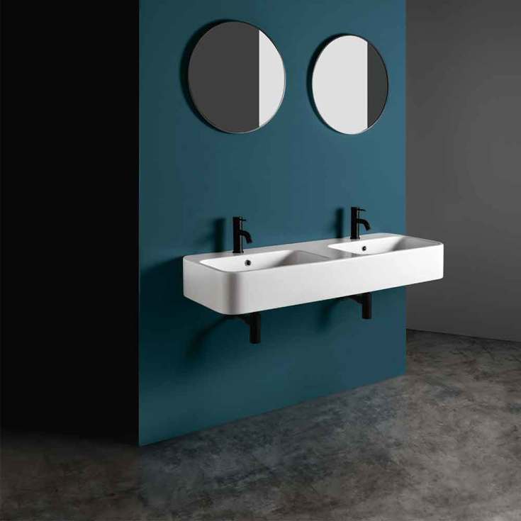 Lavabo Cosa håndvask, 120x45 cm, hvid