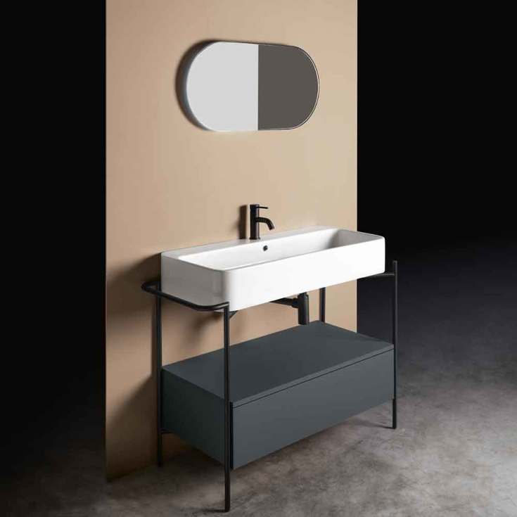 Lavabo Cosa servant, 100x48 cm, hvit