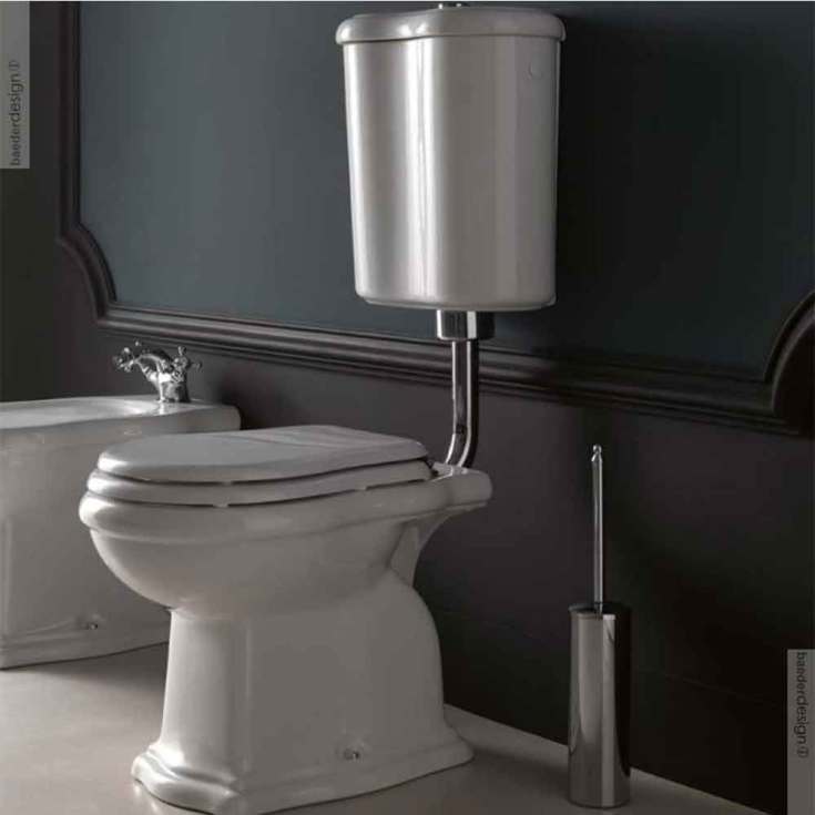 Lavabo Contea Retro Low toilet, hvid