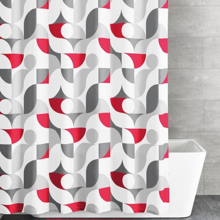 Kleine Wolke badeforhæng, 180x200 cm, mønster