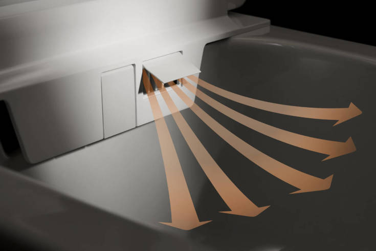 Hansgrohe LavaPura douchetoilet, uden skyllekant, antibakteriel, hvid