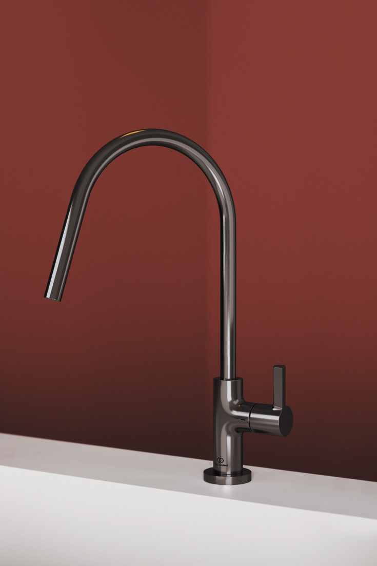 Ideal Standard Gusto køkkenarmatur, antracit
