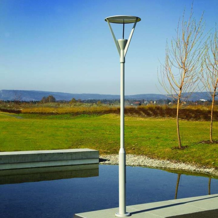 Norlys Nice 777 stolpelampe, 38W, LED, IP65, grafitt