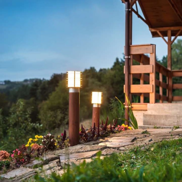 Norlys Stockholm scandinavian wood, LED max 9W, galvanisert