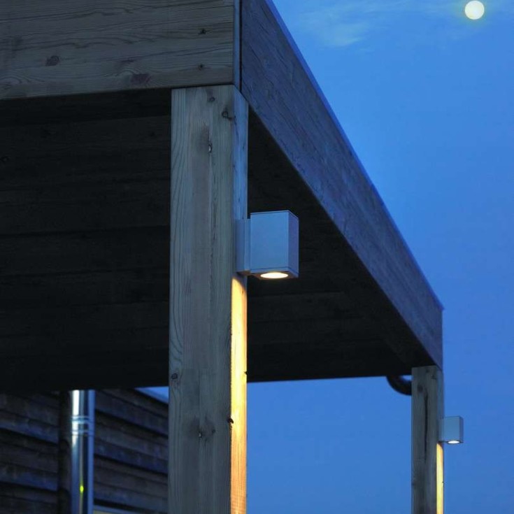 Norlys Sandvik 1731 vegglampe, 2x3,9W, LED 2700K, sort