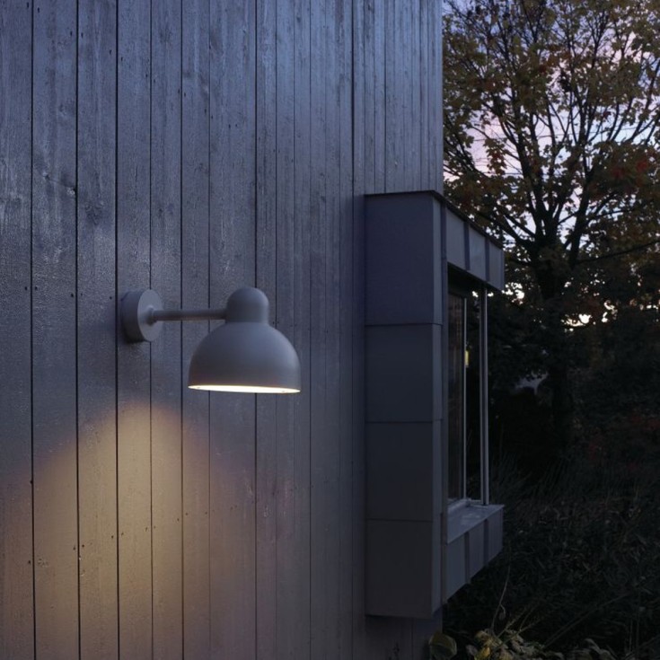 Norlys Koster 1912 vegglampe, 17,5W, LED, IP54 KL I, grafitt