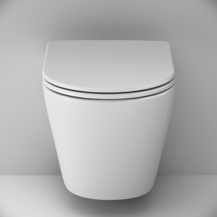 AM.PM X-Joy S veikghengt toalett, uten skyllekant, hvit