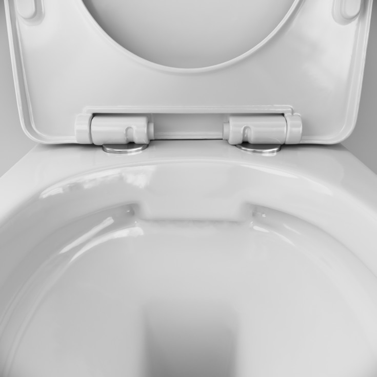 AM.PM X-Joy S veikghengt toalett, uten skyllekant, hvit