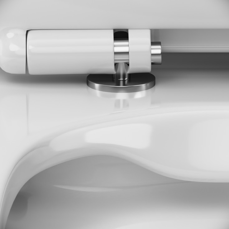 AM.PM Flash toilet, uden skyllekant, hvid