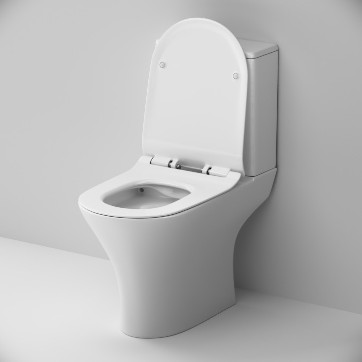 AM.PM Flash toilet, uden skyllekant, hvid