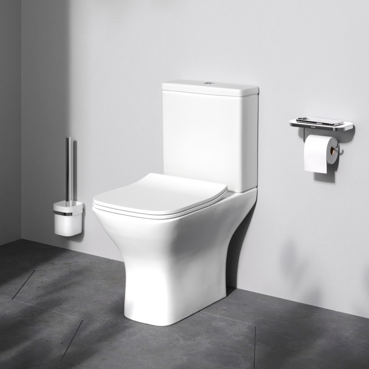 AM.PM Gem toilet, uden skyllekant, hvid