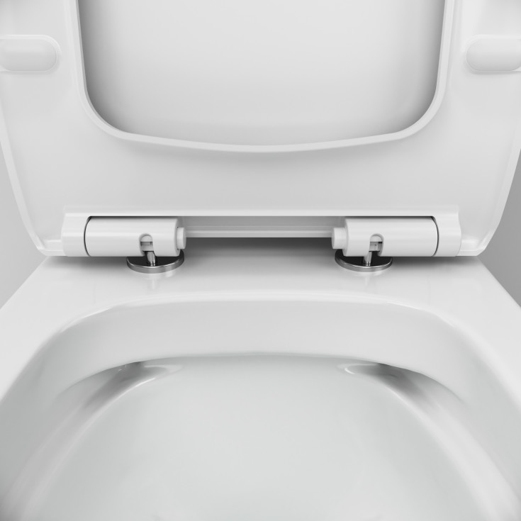 AM.PM Gem toilet, uden skyllekant, hvid