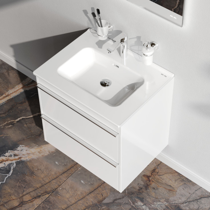 AM.PM Hit møbelpakke, usamlet, 61x46,5 cm, hvithøyglans